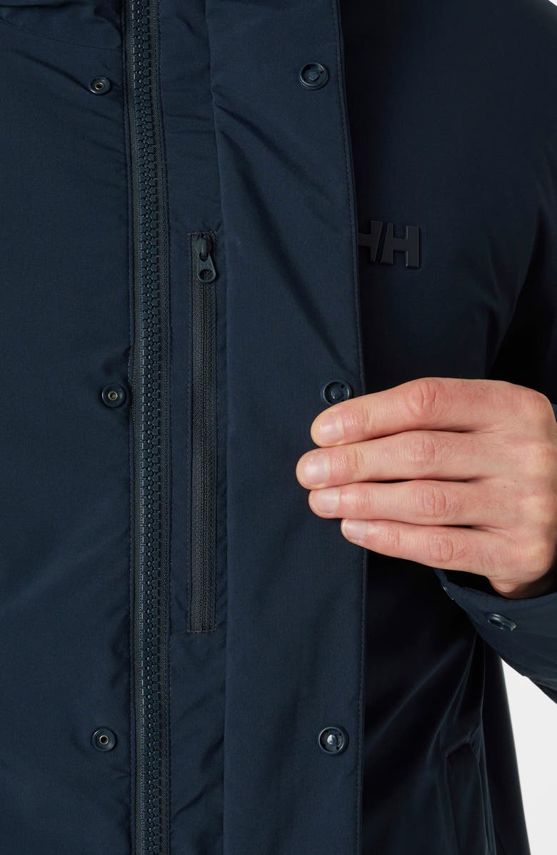 Helly Hansen Urban Pro HELLY TECH<sup>®</sup> 480 Fill Power Down Coat, Alternate, color, Navy