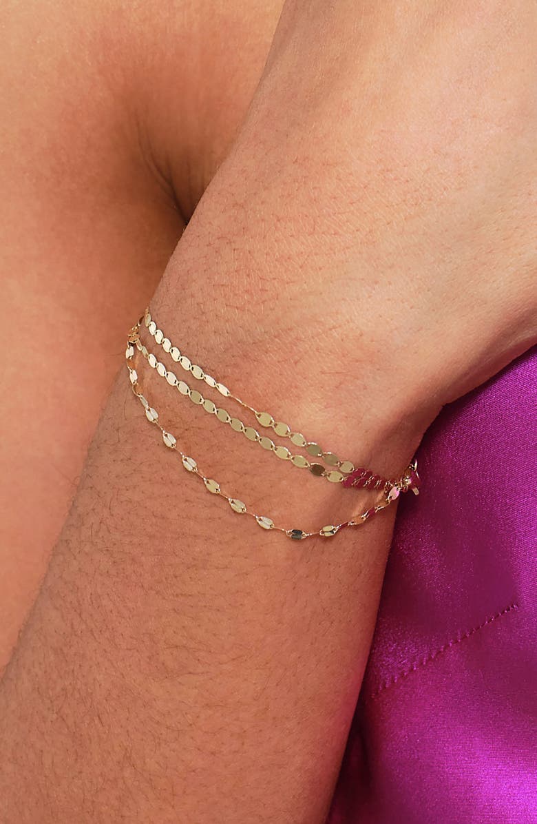 LANA 14K Gold 3-Strand Bracelet, Alternate, color, 14K Yellow Gold
