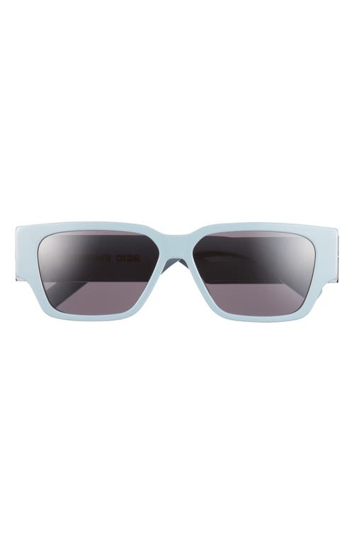 Dior Cd Diamond S5i 56mm Geometric Sunglasses In Blue