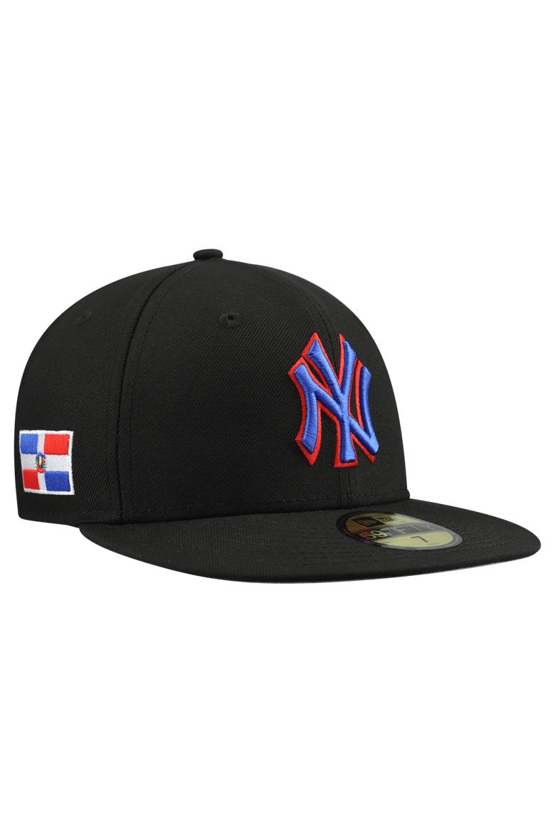 Men's New Era Black New York Yankees Dominican Republic 59FIFTY Fitted Hat, Main, color, Black