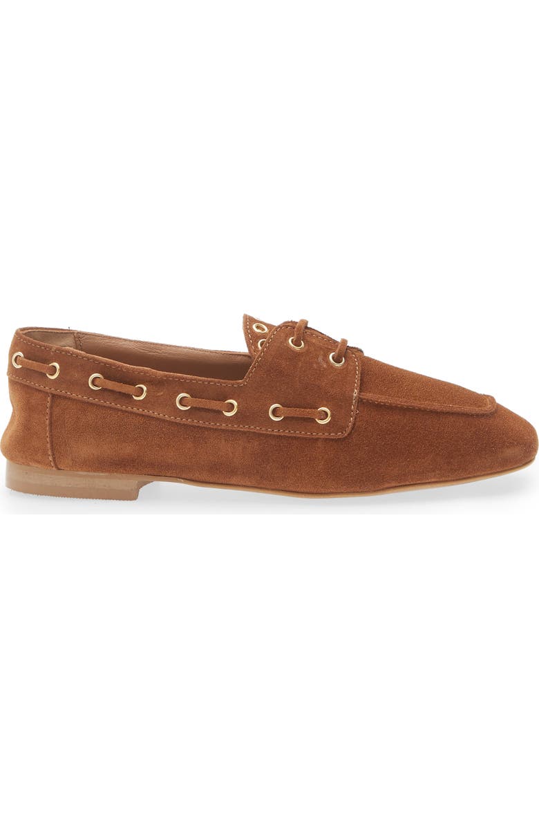Cordani Andee Boat Shoe, Alternate, color, Cuoio Suede