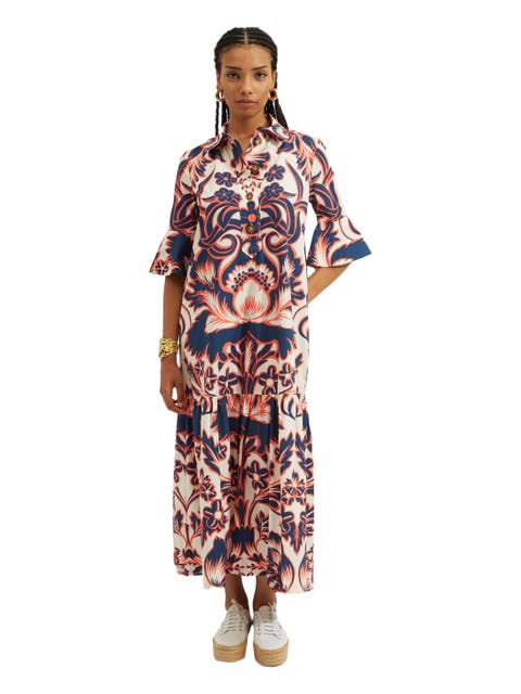 Artemis Dress Va-Va Placée White