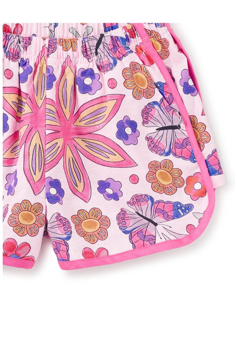 Woven Dolphin Shorts, Alternate, color, Butterfly Tile