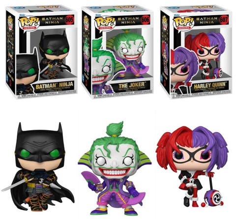 Batman Ninja Funko Pop! Heroes Complete Set (3)