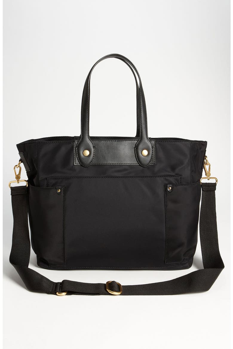 MARC BY MARC JACOBS 'Preppy Nylon Eliz-a-baby' Diaper Bag, Alternate, color, BLACK