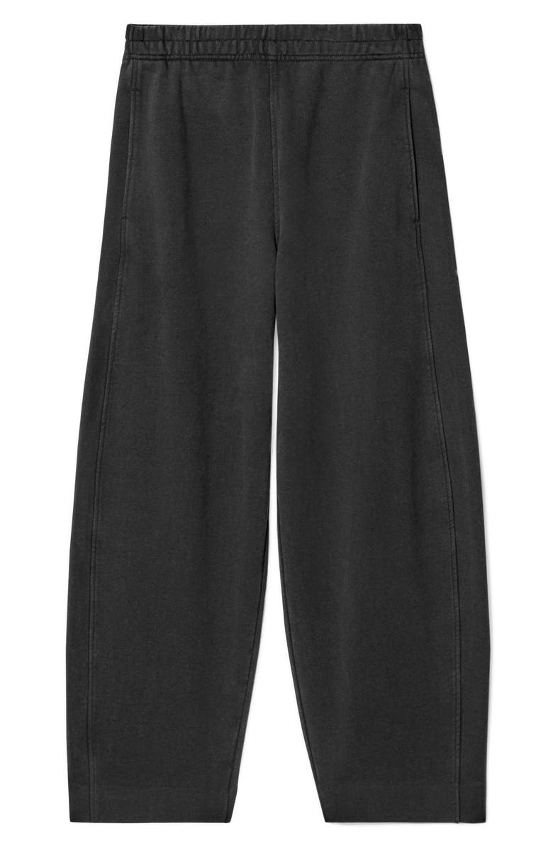 COS Organic Cotton Blend Barrel Leg Sweatpants, Alternate, color, 
