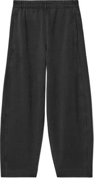COS Organic Cotton Blend Barrel Leg Sweatpants