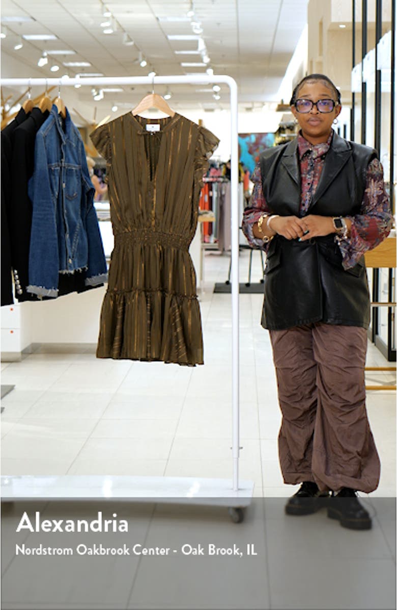 Metallic Ruffle Dress, sales video thumbnail