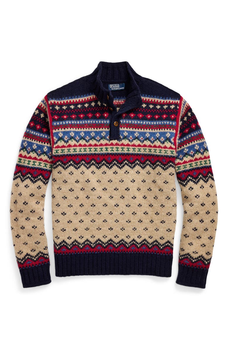 Polo Ralph Lauren Fair Isle Sweater, Alternate, color, 