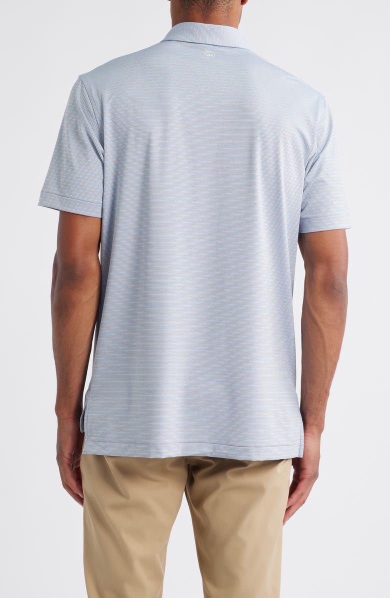 Peter Millar Culver Performance Jersey Polo, Alternate, color, Cottage Blue