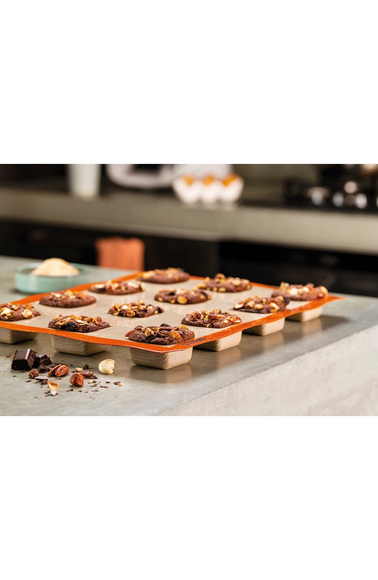 Silpat Perfect Non-Stick Brownie Mold, Alternate, color, Orange