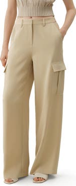 Lilysilk Women's Silk Crepe Cargo Pants