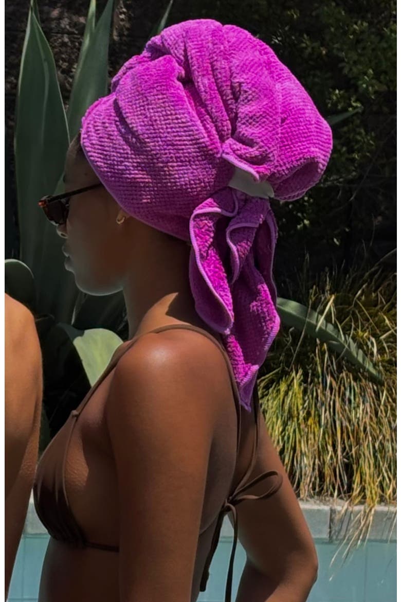 Hero Hair Towel, Alternate, color, ORCHID