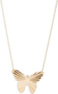 Jennifer Zeuner Ivy Butterfly Pendant Necklace