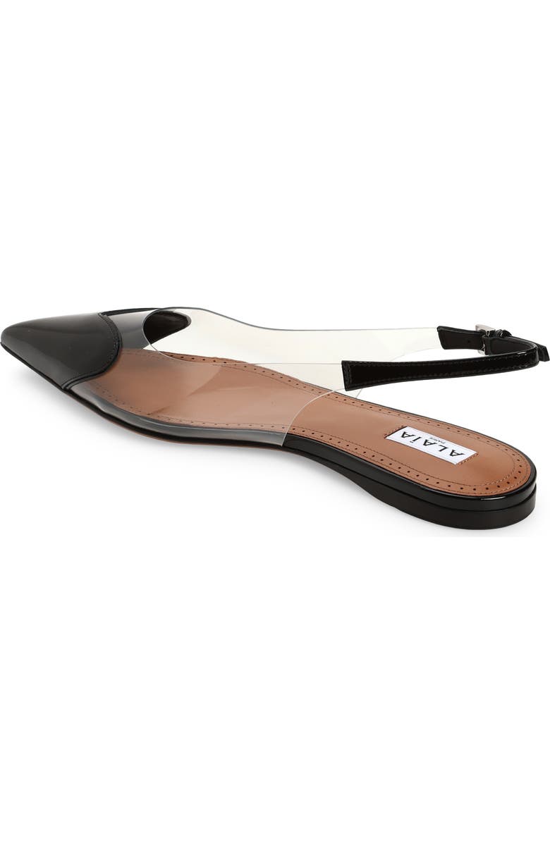 Alaïa Le Coeur Slingback Flat, Alternate, color,