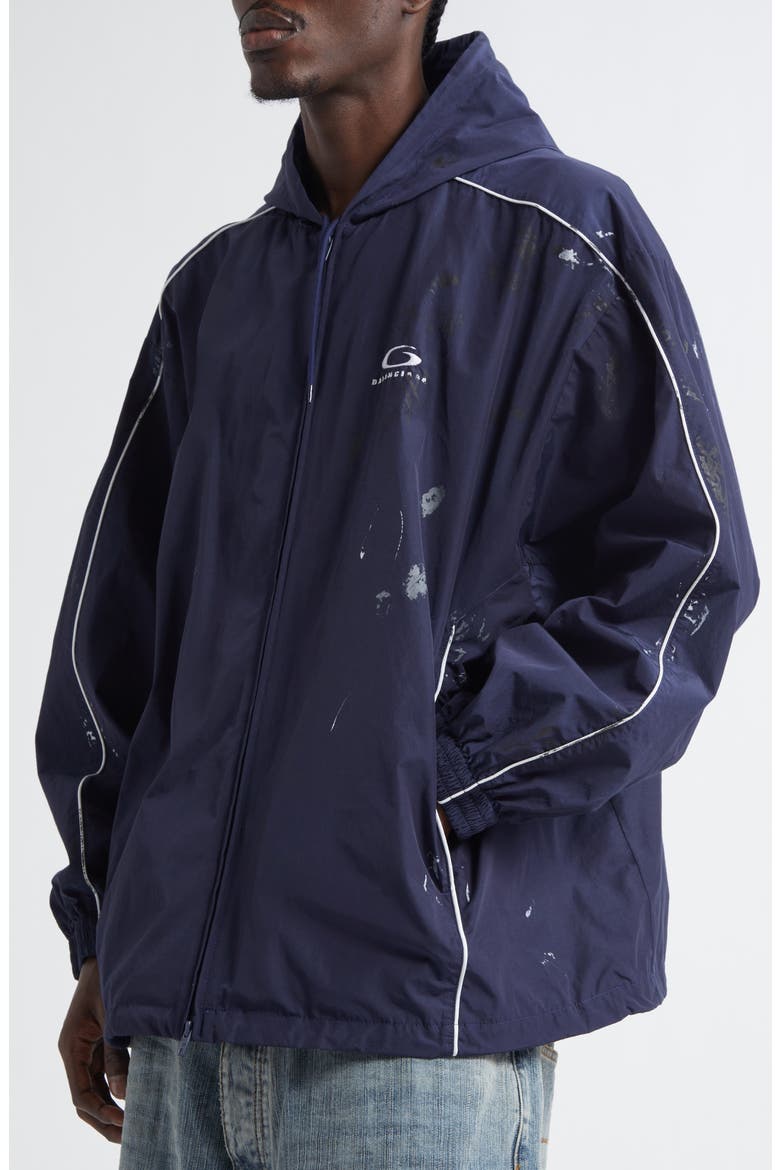 Paint Splatter Track Jacket, Alternate, color, 4140 MARINE BLUE