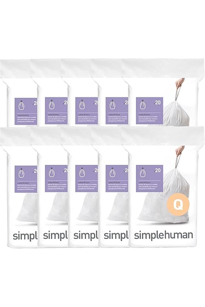 Code Q Custom Fit Liners with Quick Dispense Packs, Main, color, 200 Liners