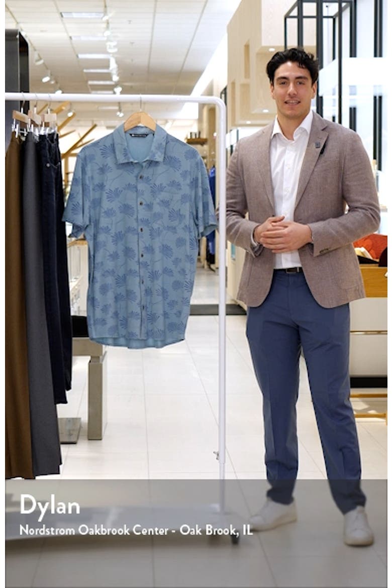 Rum Ration Stretch Short Sleeve Button-Up Shirt video