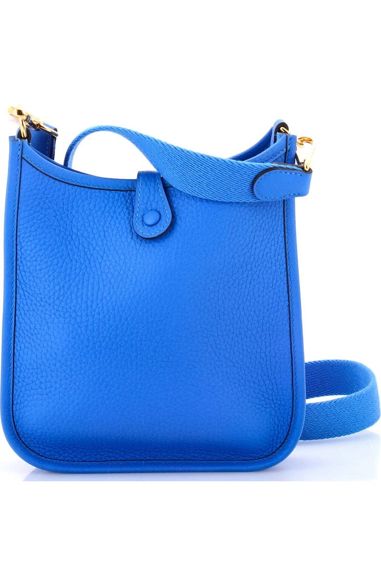 Pre-Owned Hermes Evelyne Bag Gen III Clemence TPM, Alternate, color, Bleu Hydra