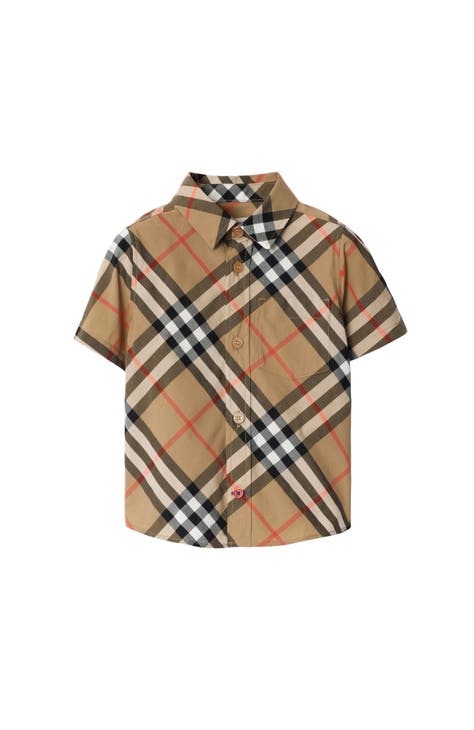 Baby burberry shirt sale online