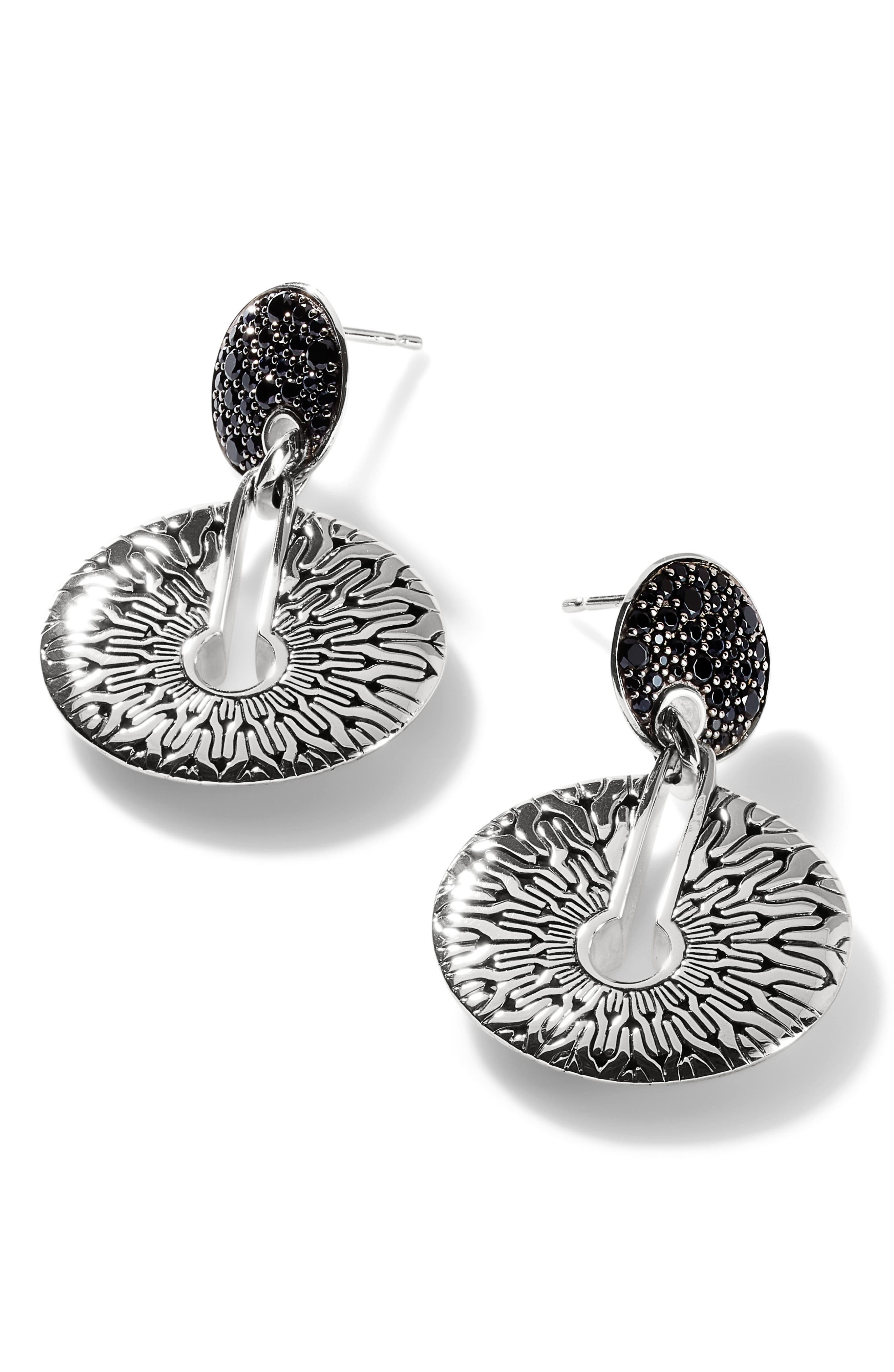 John Hardy Radial Drop Earrings