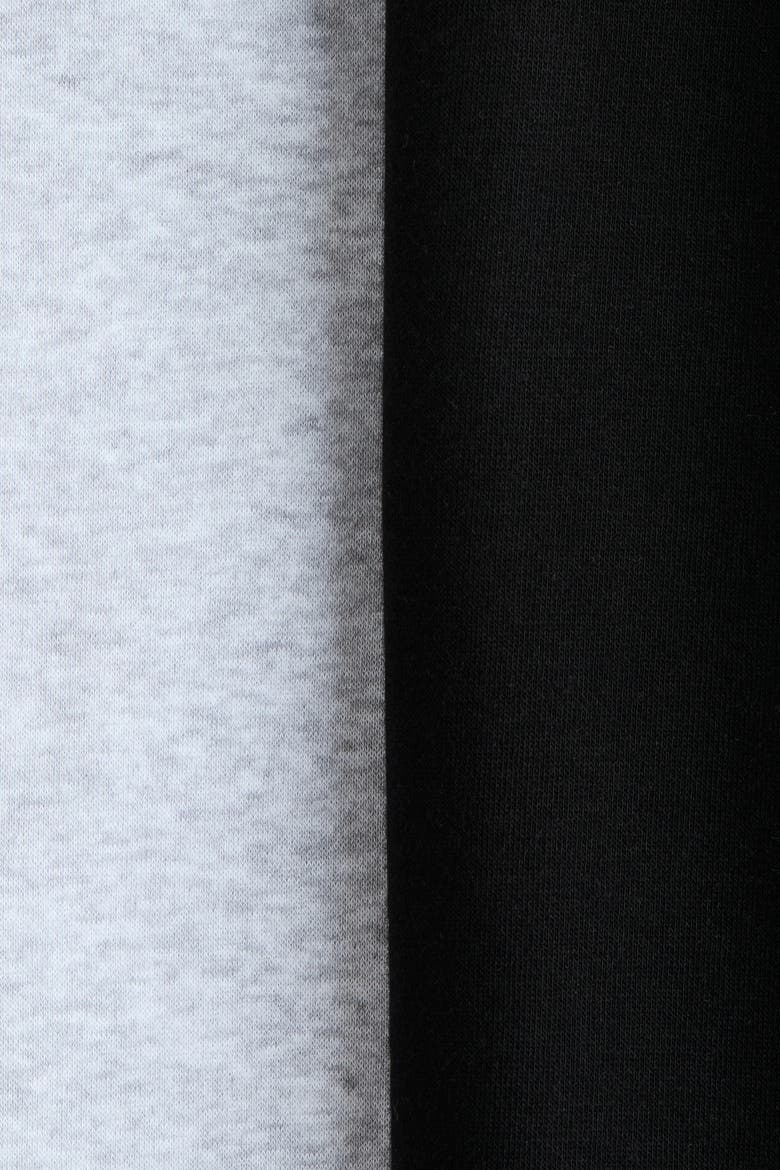 2-pack Brushed-inside Joggers, Alternate, color, Black/light gray melange