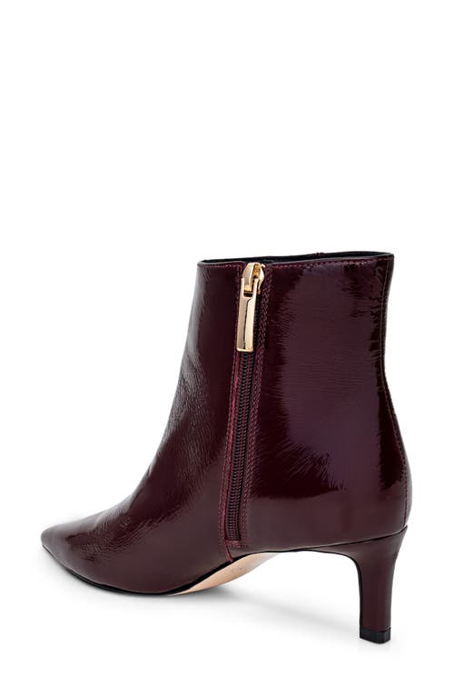 L'agence Lilly Ii Bootie In Burgundy