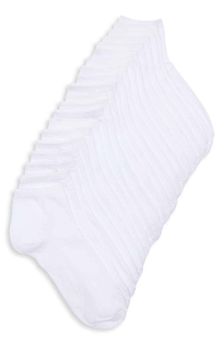 10-Pack Everyday Essential Quarter Socks