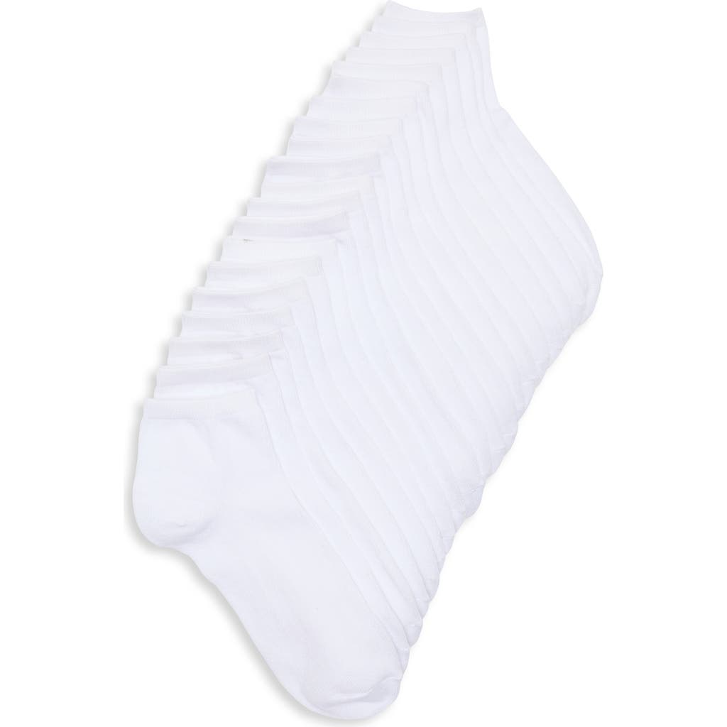 Honeydew 10-pack Everyday Essential Low Ankle Socks In White