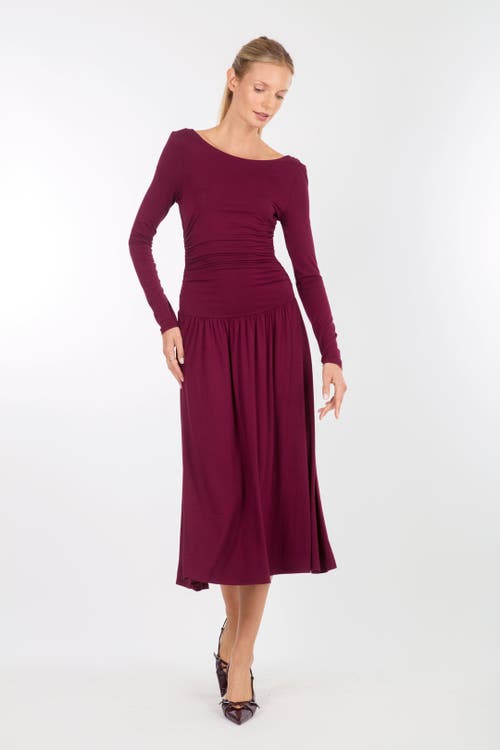 Super Natural By Secret Mission Florence Dress In Burgundy