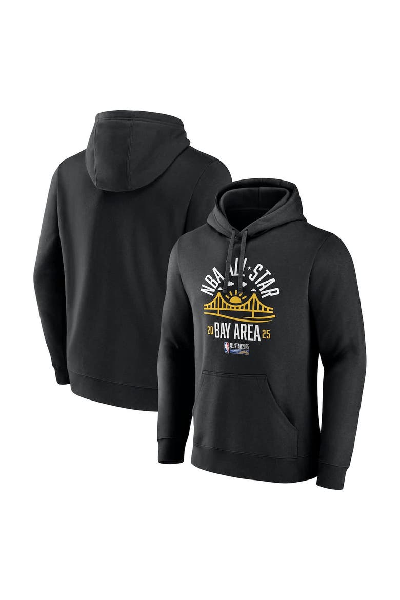 Unisex Fanatics  Black NBA All-Star 2025 Game Bay Bridge Pullover Hoodie, Main, color, Black