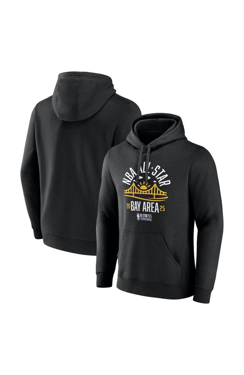 FANATICS Unisex Fanatics  Black NBA All-Star 2025 Game Bay Bridge Pullover Hoodie, Main, color, Black