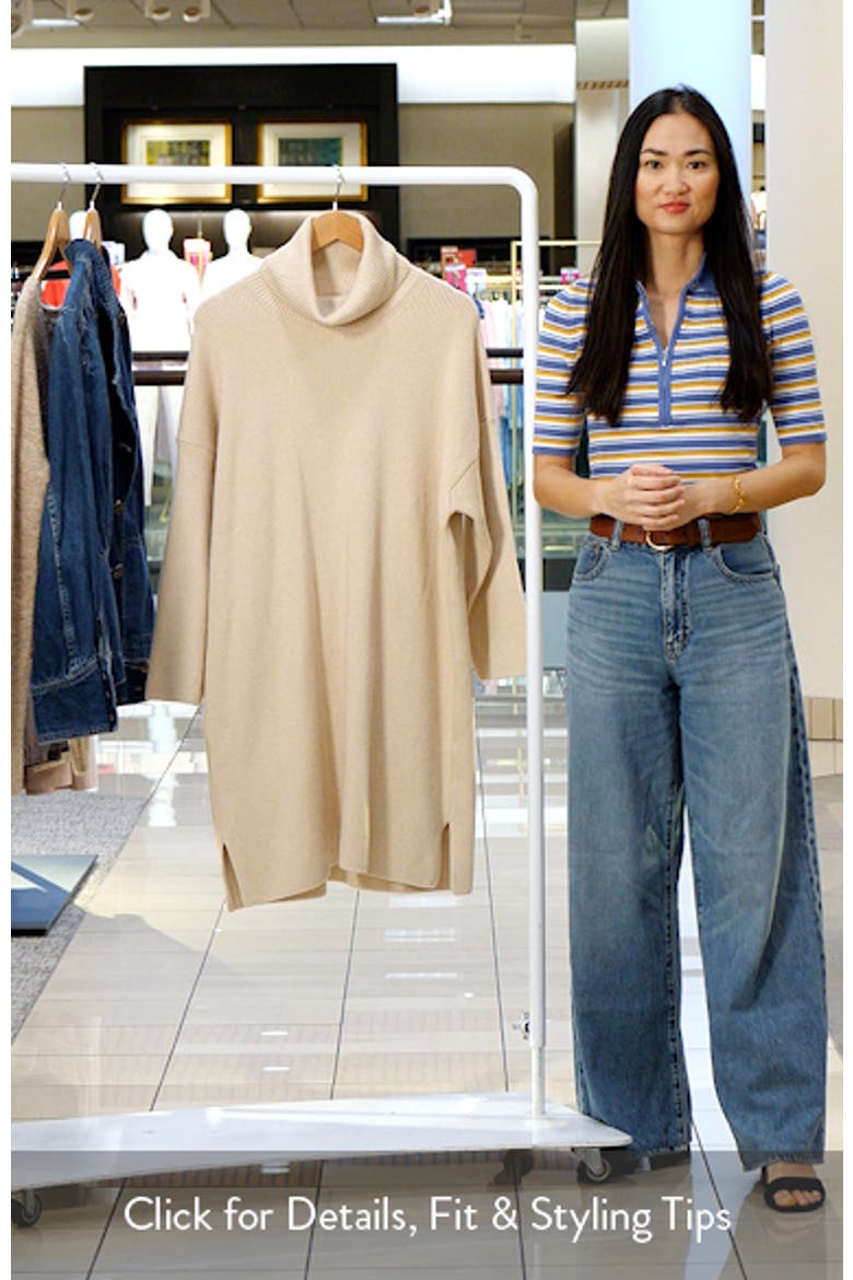 Rib Knit Sweater Dress video