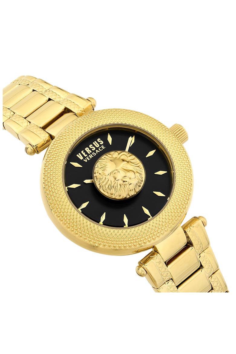 Brick Lane Bracelet Watch, 36mm, Alternate, color, IP YELLOW GOLD