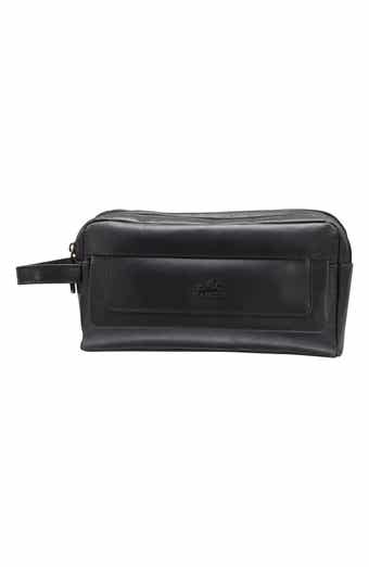 Mancini Two-Compartment Toiletry Bag