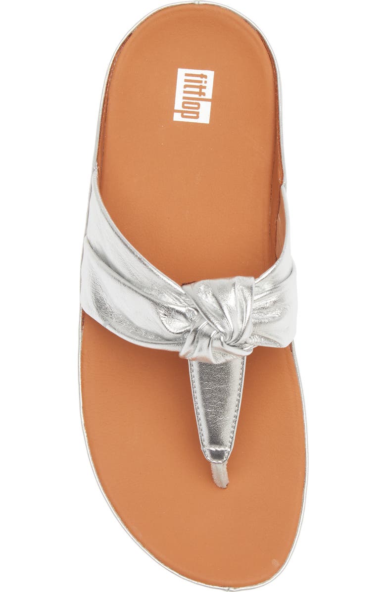 FitFlop Twiss II Knot Wedge Sandal, Alternate, color,