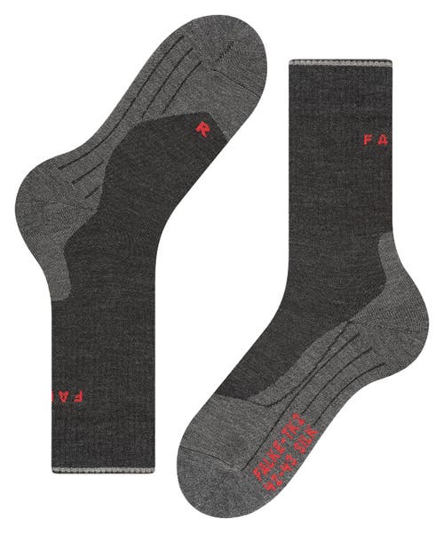 Falke Tk2 Explore Wool Silk Hiking Socks In Gray