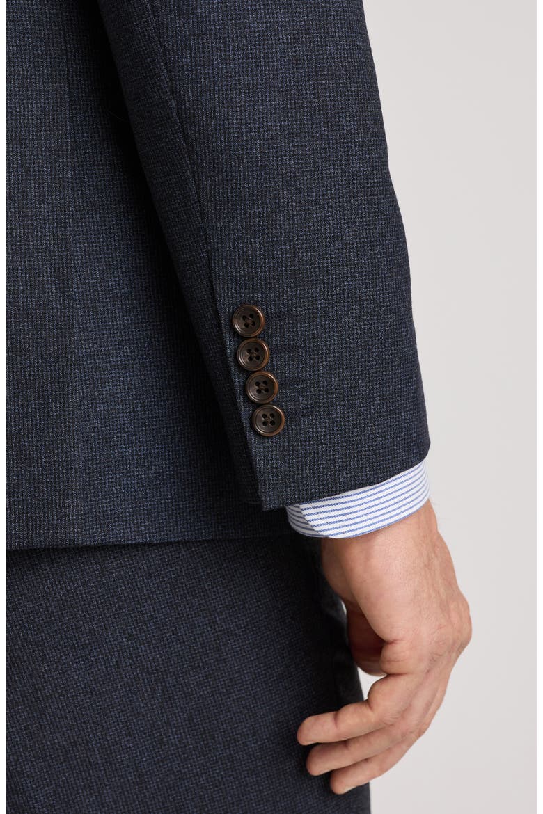 Etter Italian Wool Blazer, Alternate, color, DARK NAVY HOUNDSTOOTH
