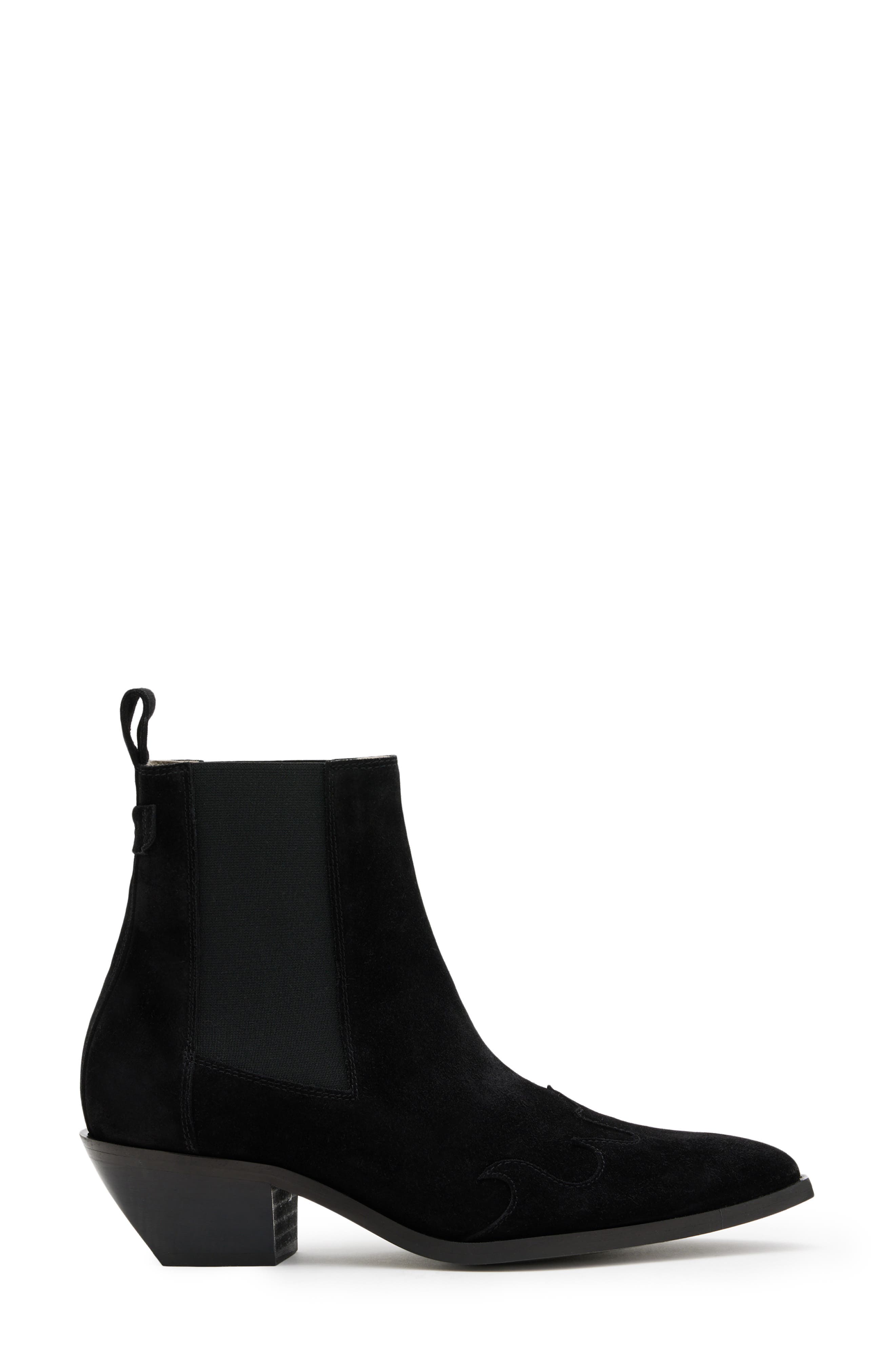 AllSaints Dellaware Pointed Toe Chelsea Boot, Alternate, color, 