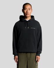 Lyle & Scott Script Brushback Pullover Hoodie