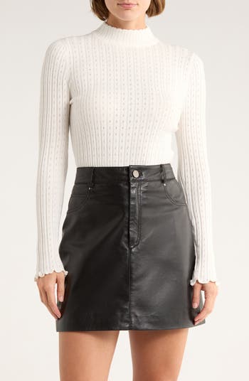 Pointelle Stitch Top