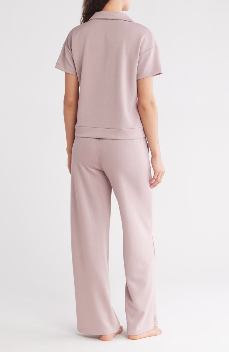 Tart Scuba Knit Zephyra Long Pajamas, Alternate, color, Deauville Mauve