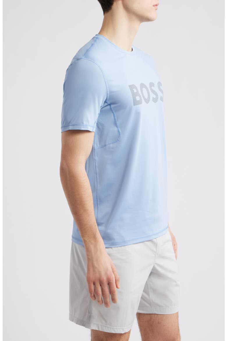 Tee Active Slim Fit Performance Logo Graphic T-Shirt, Alternate, color, OPEN BLUE