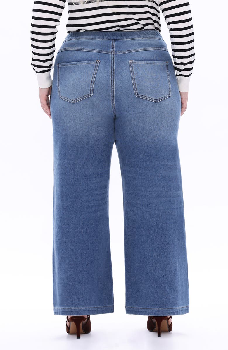 Bayeas High Waist Wide Leg Jeans, Alternate, color, Bluebell