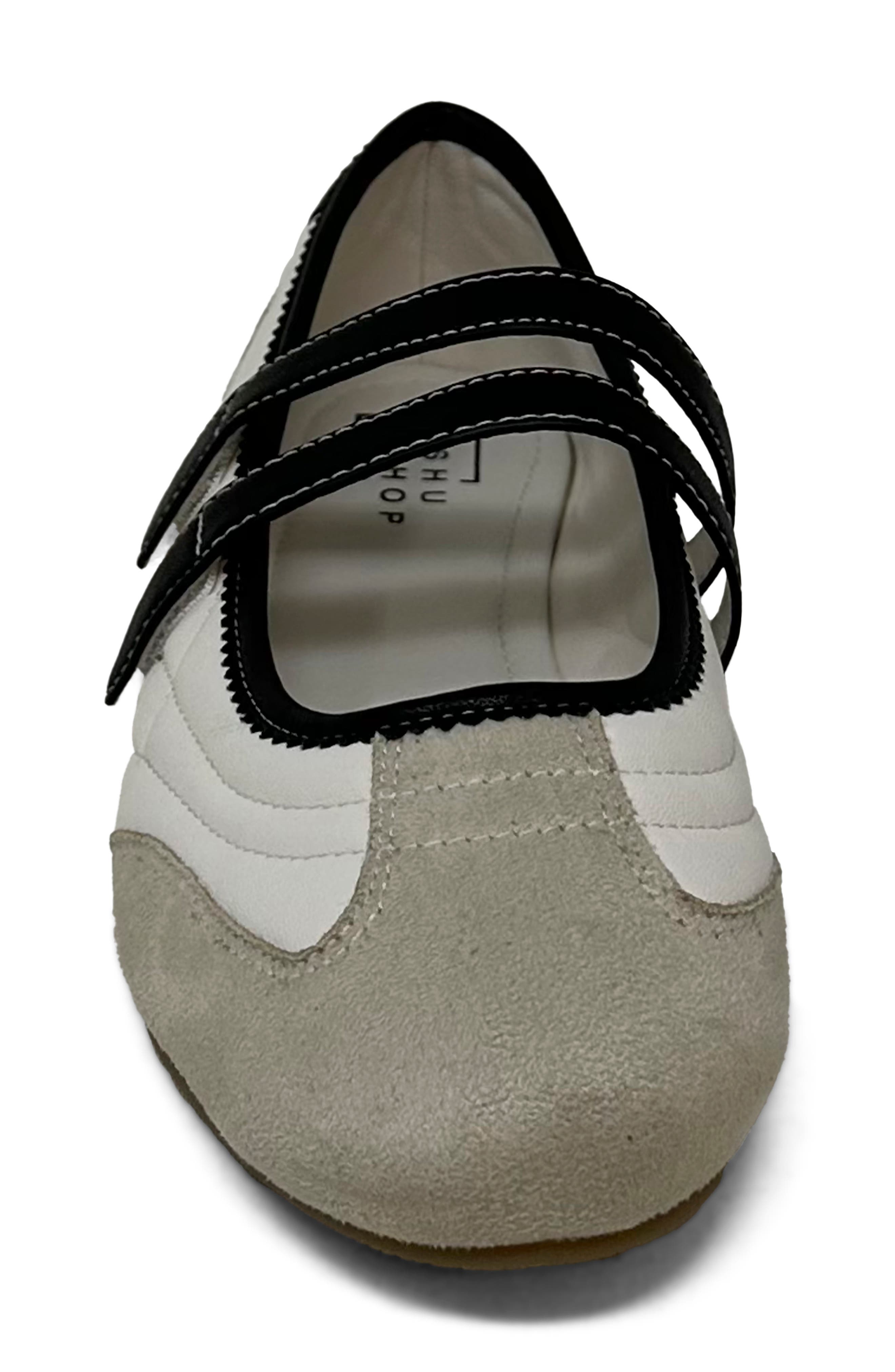 SHUSHOP Salome Flat, Alternate, color, Bone