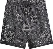 AMIRI MA Check Silk Shorts