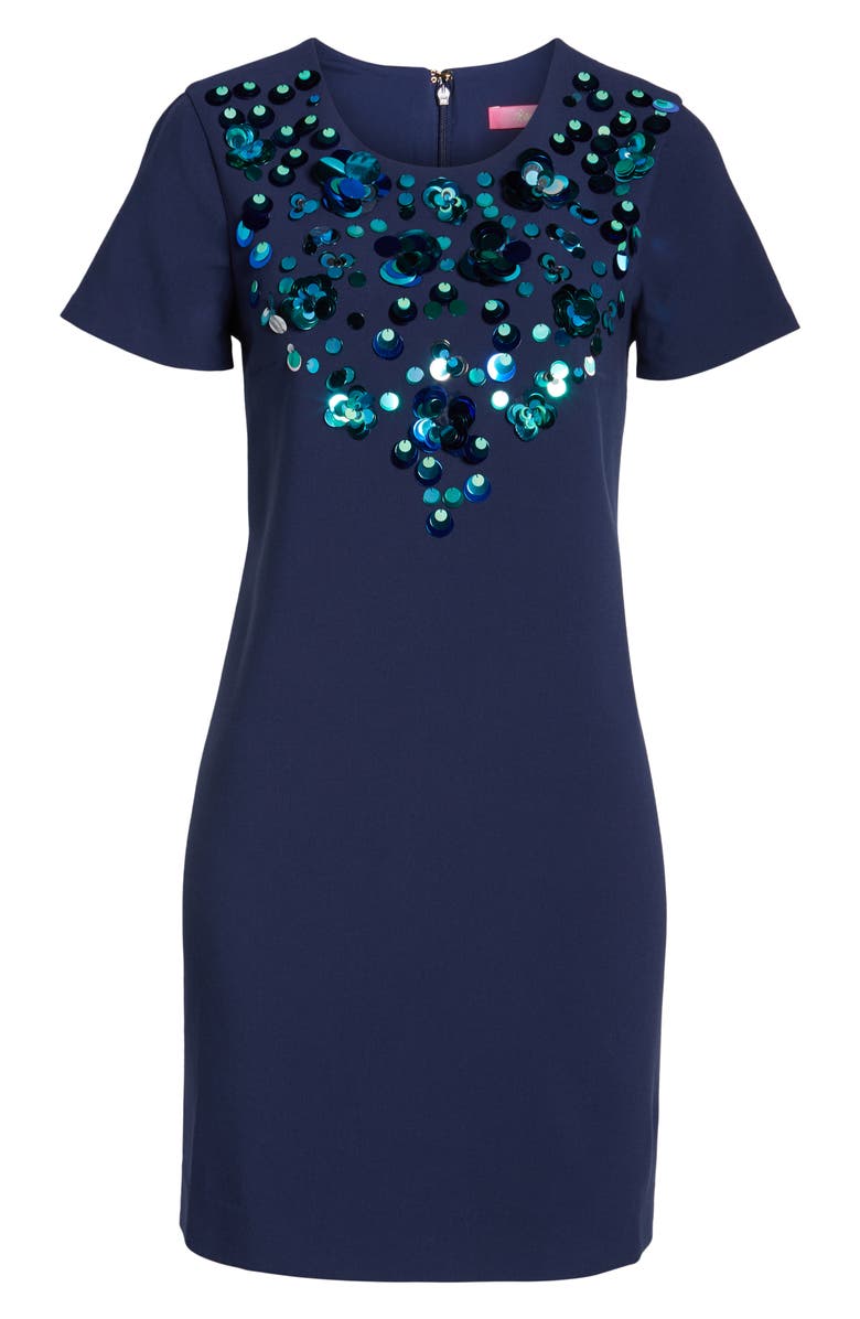 Lilly Pulitzer<sup>®</sup> Havyn Embellished Shift Dress, Alternate, color, 