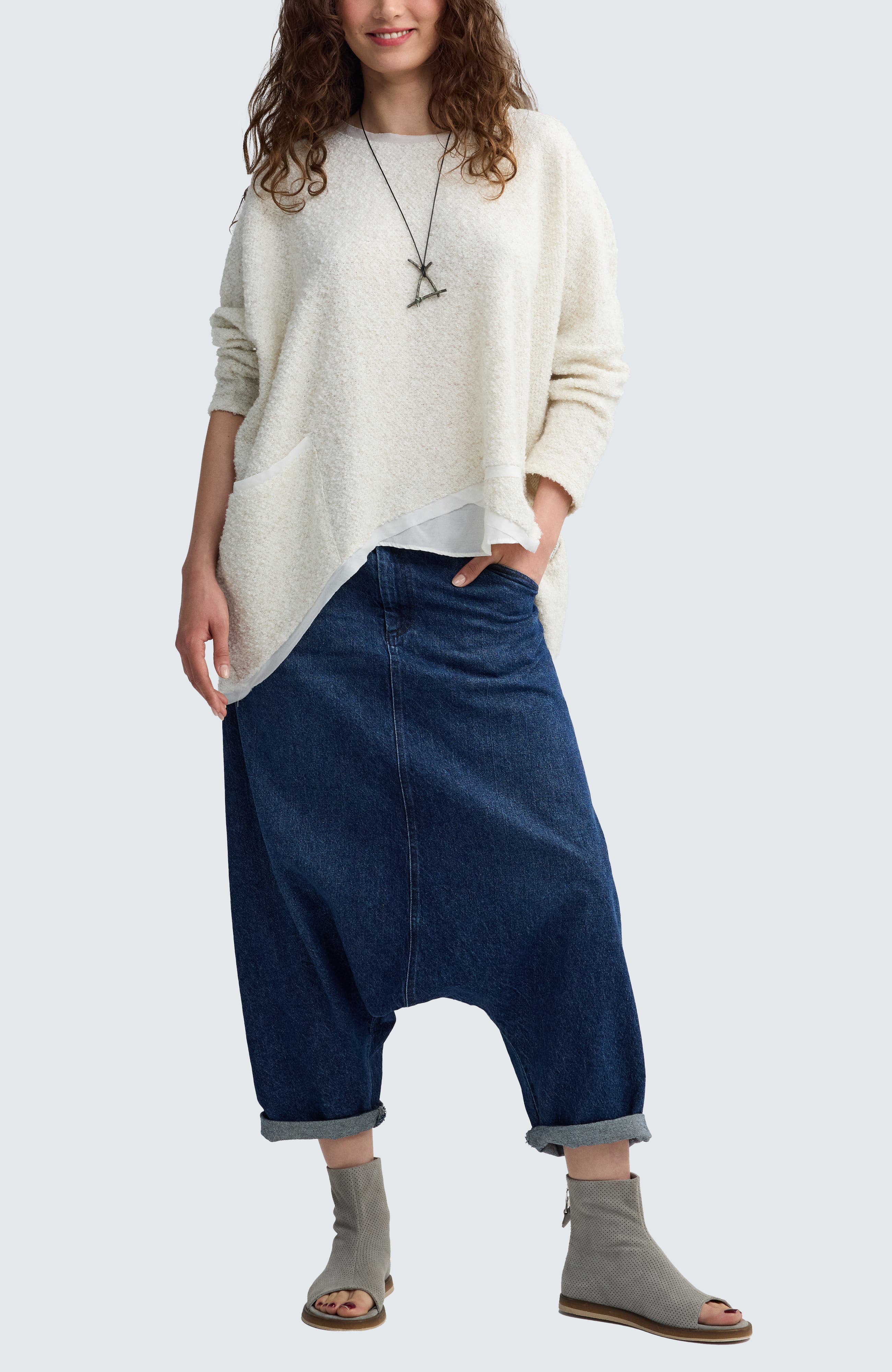 Dakota Textured Hemp & Cotton Blouse - image 2