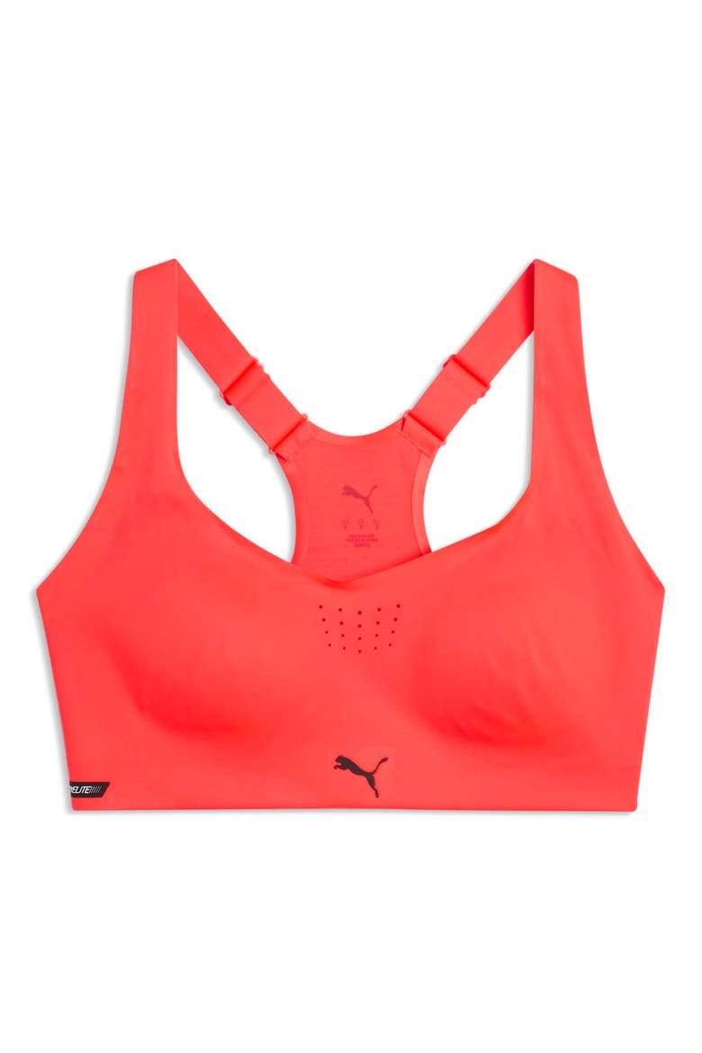 PwrMode Low Impact Sports Bra, Alternate, color, ULTRA RED