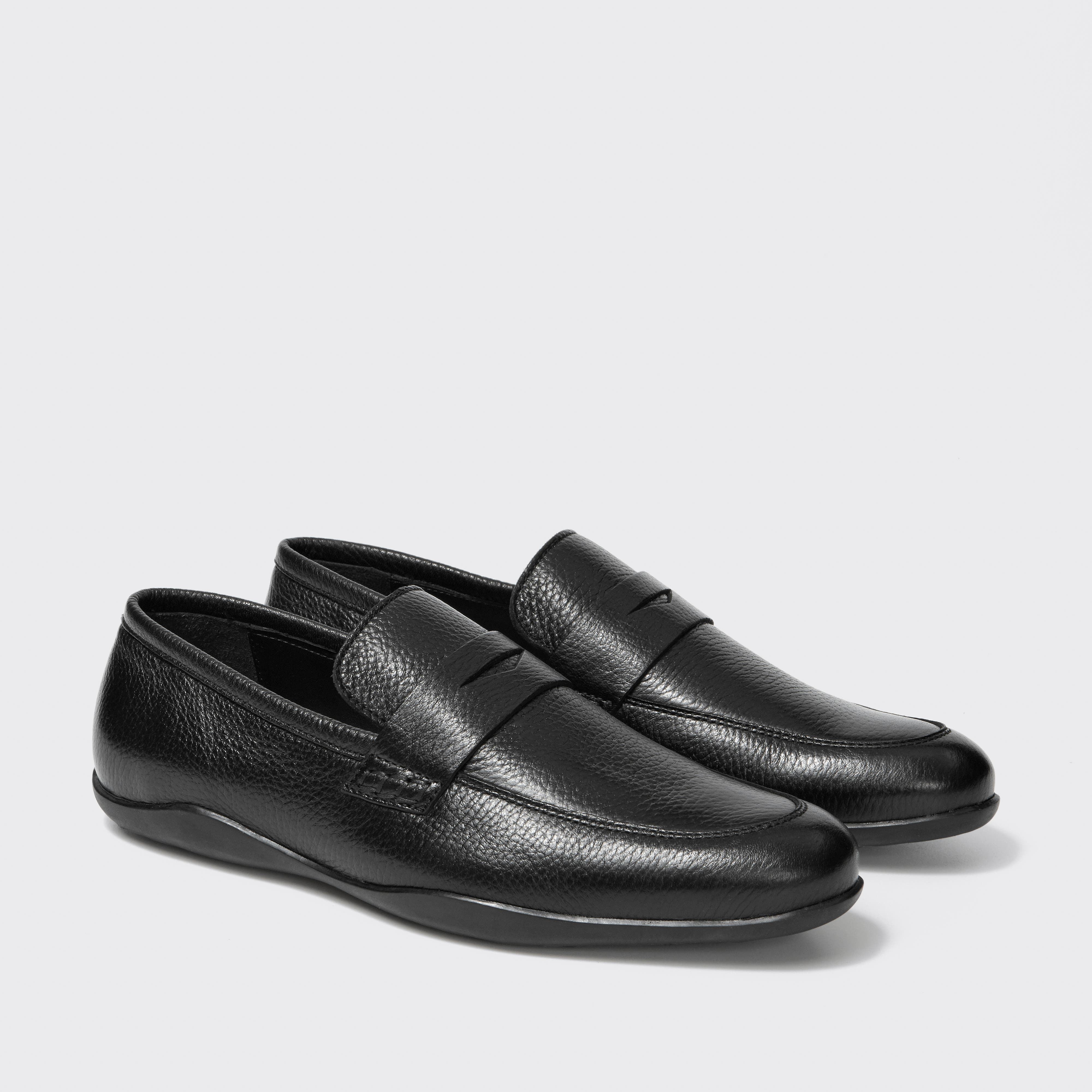 Harrys London Downing Penny Loafer, Alternate, color, Black